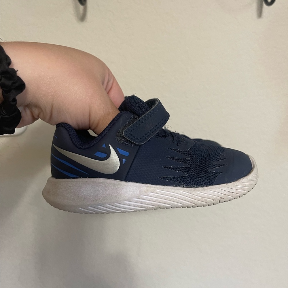 Navy blue Nike Running shoes